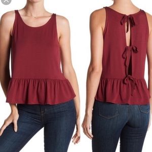 Turquoise Peplum tie back